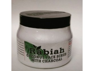 RABIAH COCONUT FACE & BODY SCRUB WITH CHARCOAL 500 ML