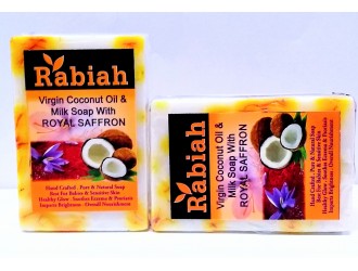 Coconut milk soap with Royal saffron